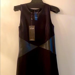 New Danier Leather Black Dress.